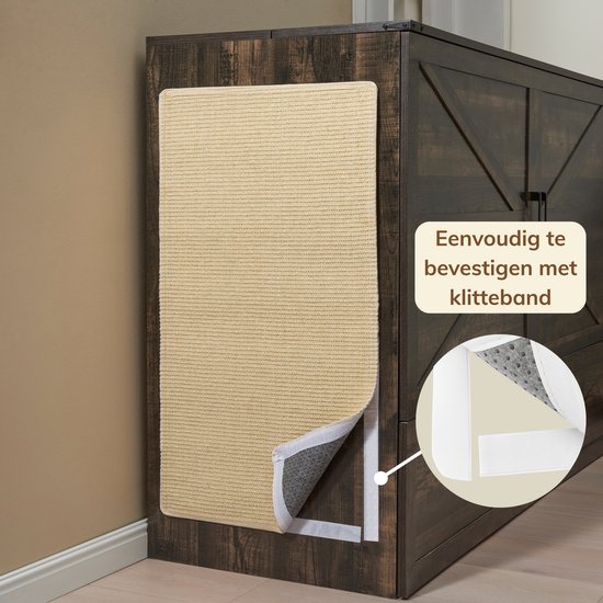 ACAZA Beige Horizontale Krabmat - Afbeelding 4