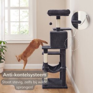 ACAZA Donkergrijze Krabmeubel - Afbeelding 4