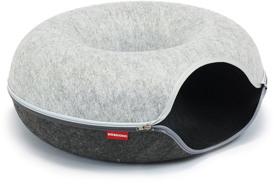 Bio Bedding Donut White Edition XL Kattenhuis - Afbeelding 2