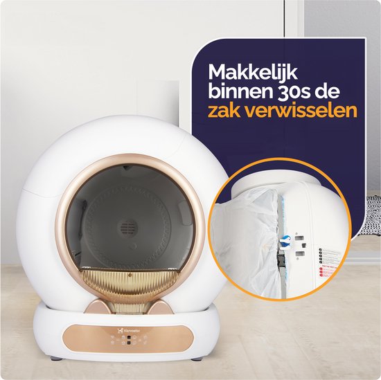 Cadoca Automatische Zelfreinigende Kattenbak - Afbeelding 4