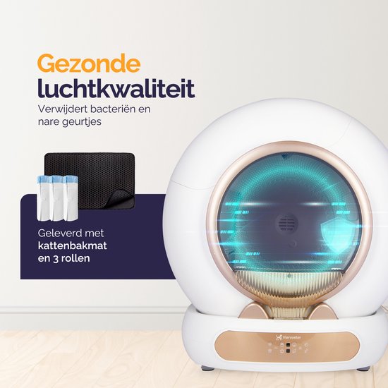 Cadoca Automatische Zelfreinigende Kattenbak - Afbeelding 3