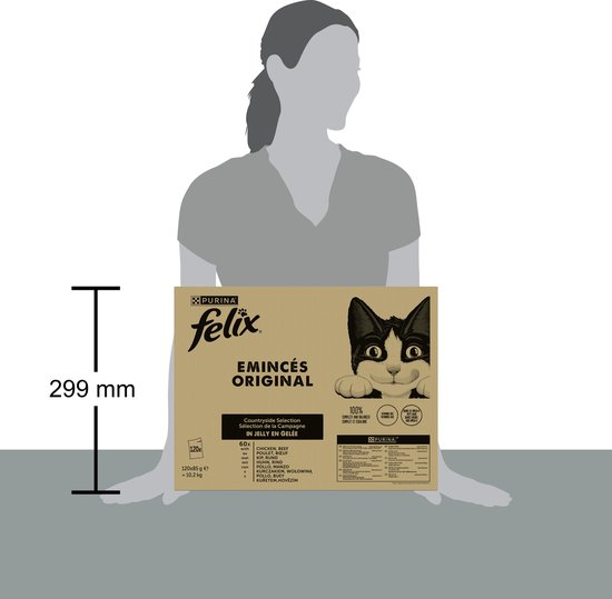 Felix Original Countryside Selectie in Gelei - 120x85g - Afbeelding 3