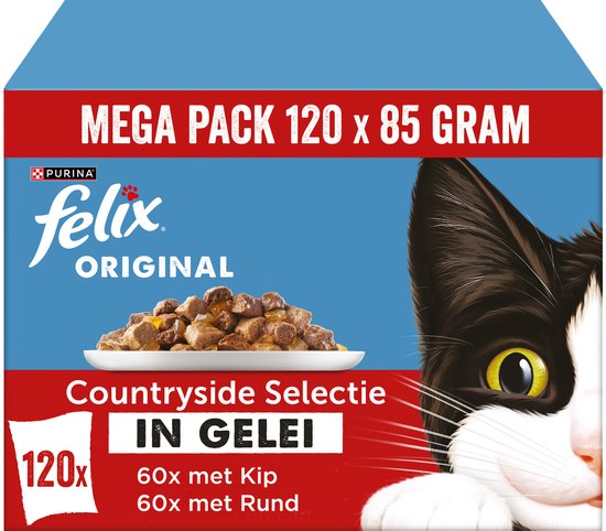 Felix Original Countryside Selectie in Gelei - 120x85g