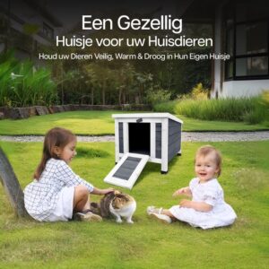 Lion D'or Weerbestendig Kattenhuis - Afbeelding 3