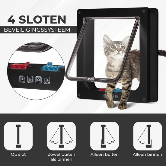 Lunspets Kattenluik met Tunnel - Afbeelding 3