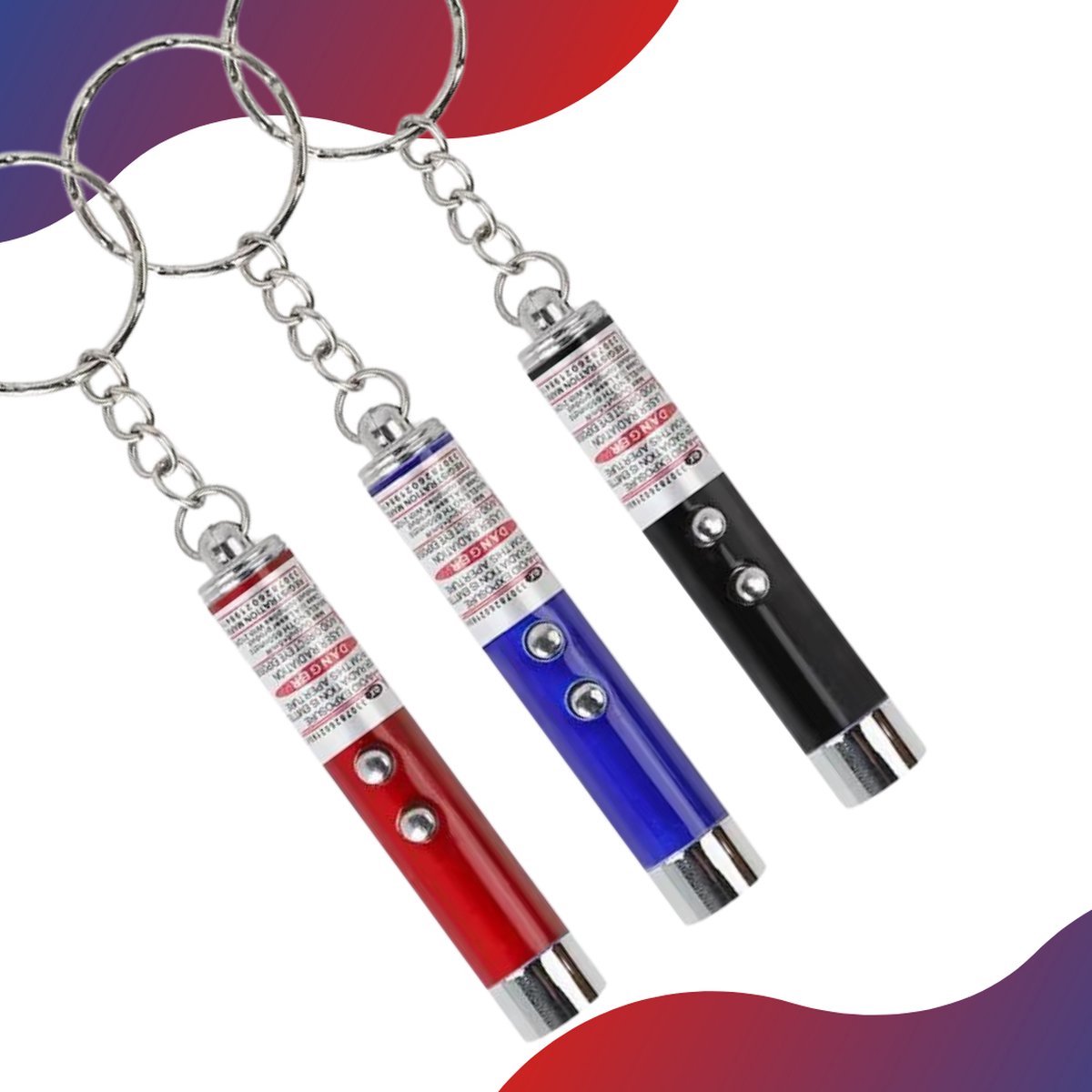 Mamosta® Laserpen Set - 3 Stuks - Afbeelding 2