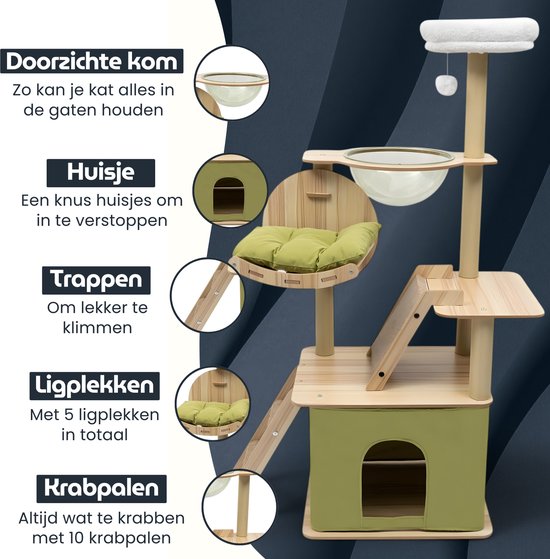 Maomi Kattenboom XL 140 cm - Afbeelding 4
