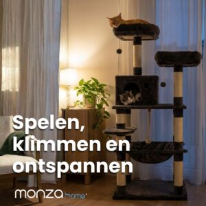 Monza Home Donkergrijze Krabmeubel - Afbeelding 2