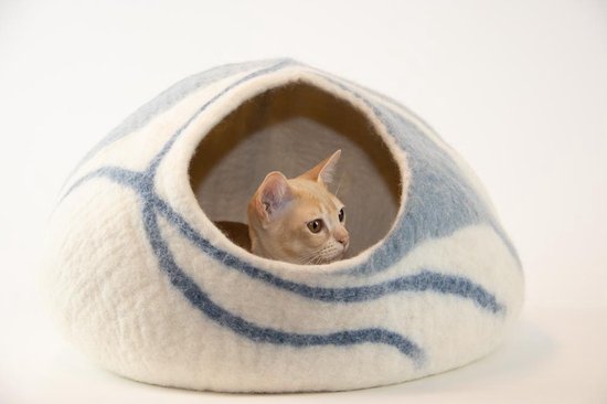Moti-design Cat Cave Kattenmand (Blue) - Afbeelding 2