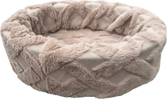 NapZZZ Katten/Hondenmand 46×40cm – Bruin