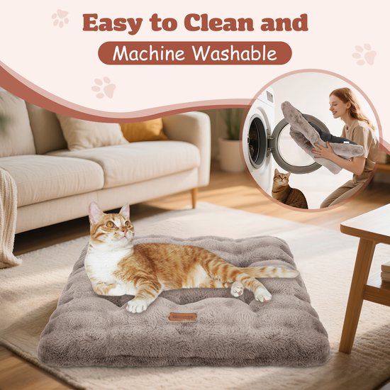 Nobleza Kattenkussen (Bruin – 50x40 cm) - Afbeelding 3
