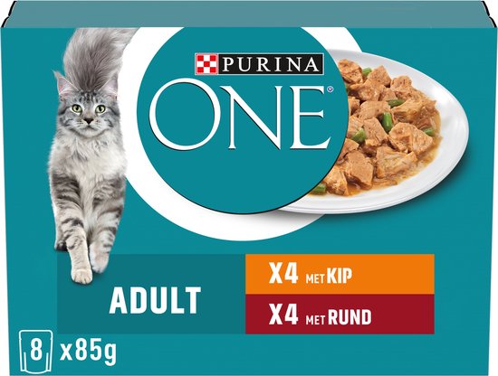 Purina One Adult Kattenvoer Mix (40 x 85g) - Afbeelding 2