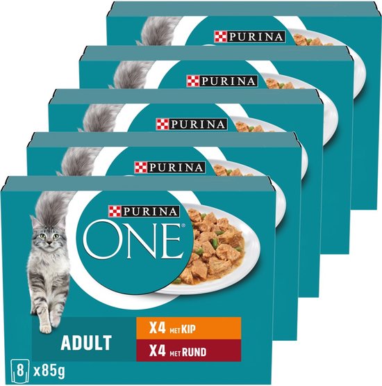 Purina One Adult Kattenvoer Mix (40 x 85g)