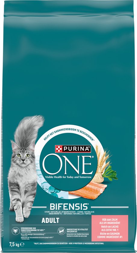 Purina One Adult Zalm Kattenbrokken - Afbeelding 2