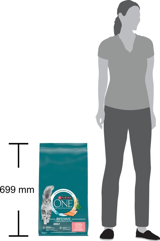 Purina One Adult Zalm Kattenbrokken - Afbeelding 4