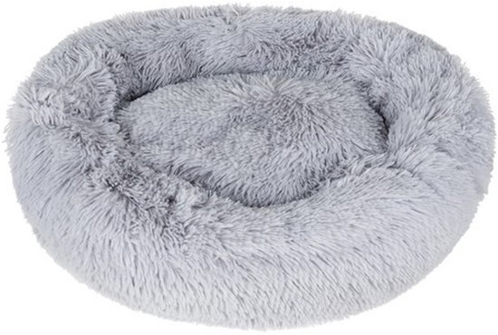 Purlov Katten/Hondenmand – Grijs – Ø60 cm
