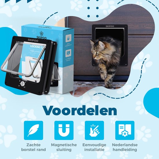 Skipoo 4-Standen Kattenluik - Afbeelding 3