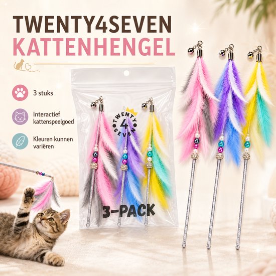Twenty4seven 3-delige Kattenhengel - Afbeelding 2