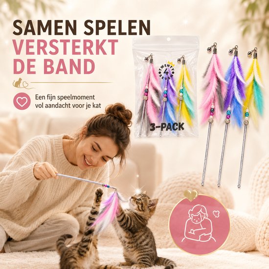 Twenty4seven 3-delige Kattenhengel - Afbeelding 3