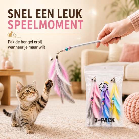 Twenty4seven 3-delige Kattenhengel - Afbeelding 4