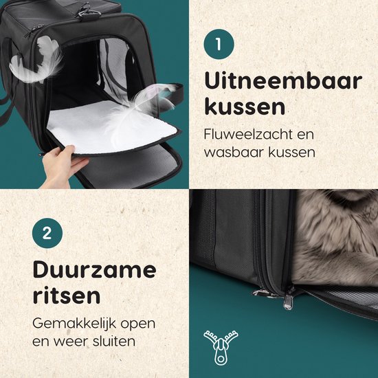 Volcan Antraciet Kattenreistas - Afbeelding 3
