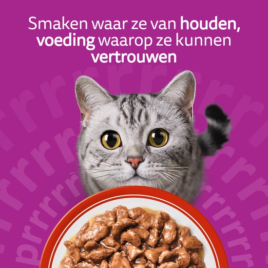 Whiskas Adult 1+ Classic Selectie in Saus - 80x85g - Afbeelding 4