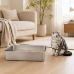 YYchan RVS Kattenbak – 60x40x15cm - Afbeelding 4