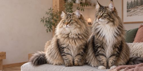 Noorse boskat vs. Siberische kat